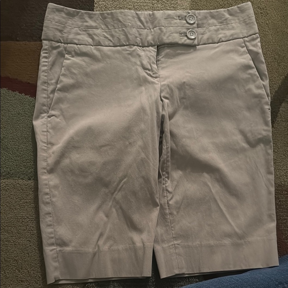 The Limited Tan Bermuda Shorts Classic Style